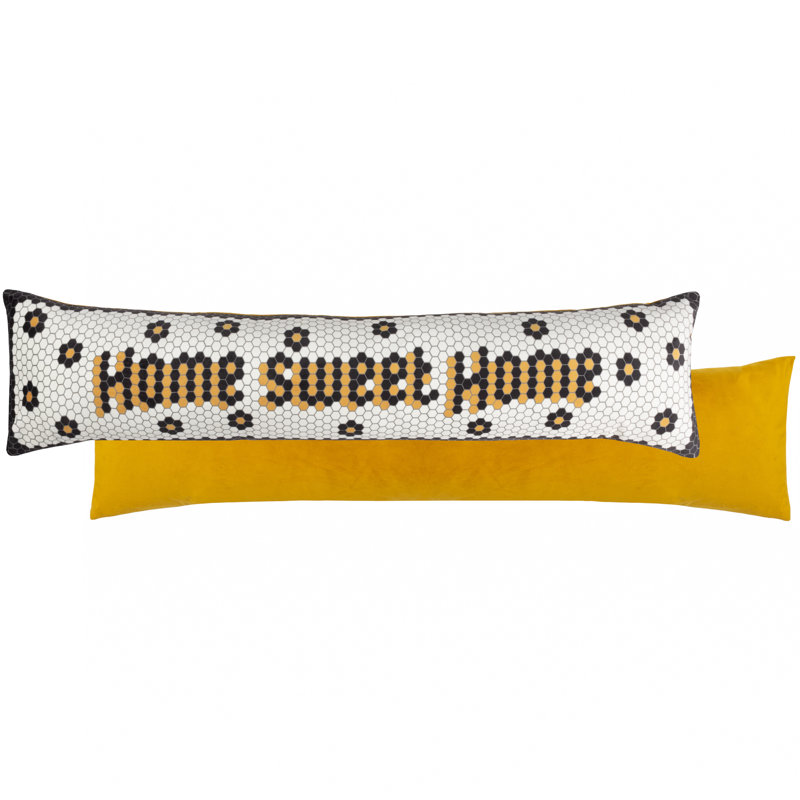 Home Sweet Home Mosaic Message Rectangular Floor Cushion