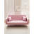 71 Inch Convertible Bed, Pink Velvet Upholstery, 2, For Small Spaces Inches, Ideal Spaces, Adjustable Back, Quality Materials, Effortless Assembly-2076324373