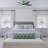 36" Flush Mount Modern Ceiling Fan with LED Lights and Remote Control-37911736