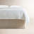 Stone Washed Linen Tailored Paneled Bed Skirt-39315083-39315081