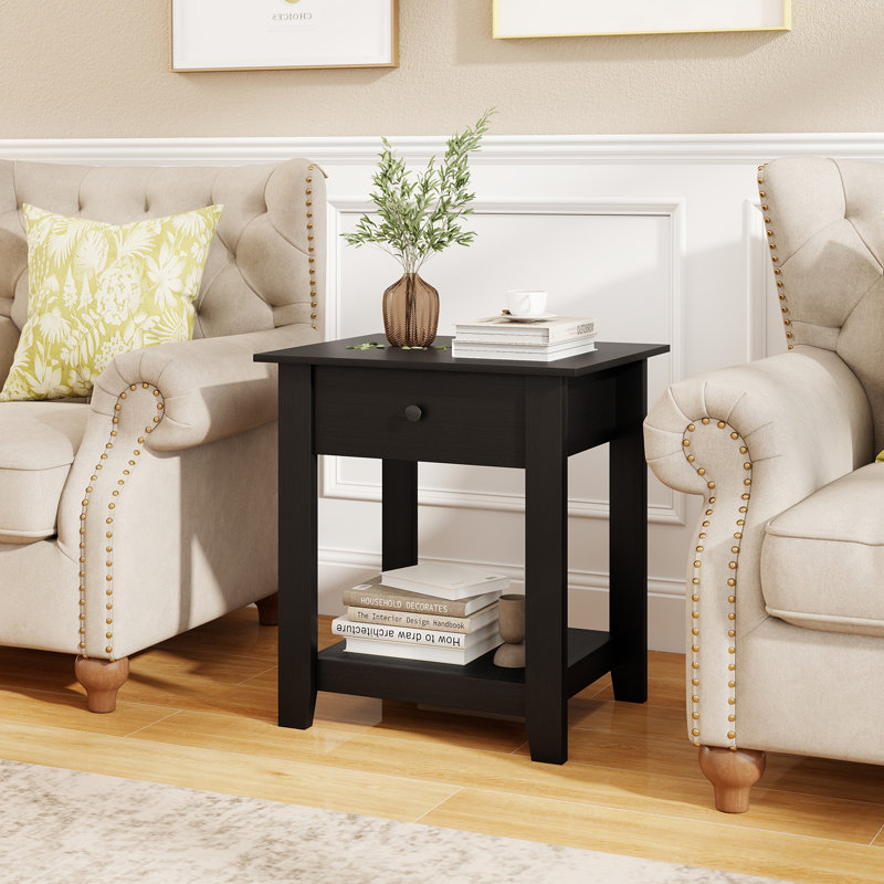 50cm W Particle Board Bedside Table