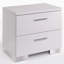 Table de chevet blanche 2