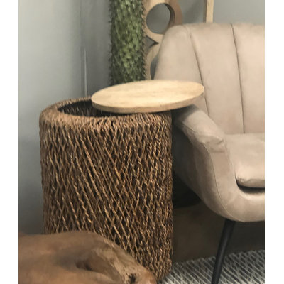 Turpin Drum End Table