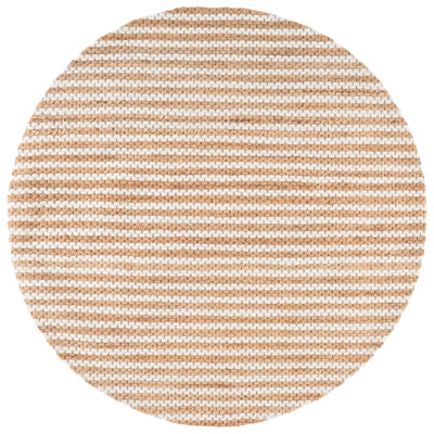 Martha Stewart 9526 Hand Tufted 40% Jute; 40% Wool; 20% Cotton Striped Rug