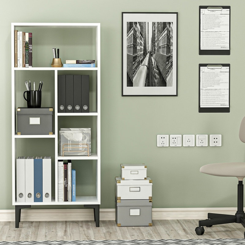 Bibliothèque standard H 54,57 "x l 23,62", Blanc