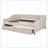 Upholstered Daybed With Two Drawers, Wood Slat Support, Full Size-1885924603