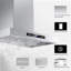 Hotte murale 30 pouces 900 CFM en acier inoxydable avec télécommande