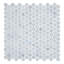 Verre à vapeur Honoro-Bulbi de 0,75 po Carrelage mosaïque mural en verre texturé Penny-73295249