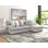 Canapé modulaire inclinable électrique 3 pièces Ziera avec 1 chaise longue et 1 fauteuil inclinable Ziera