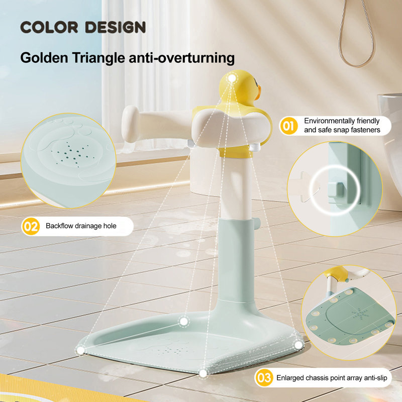 Support pour salle de bain pour tout-petit