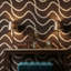 Adhésif mural zigzag rustique