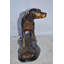 Liano Black Labrador Bronze Statue Mounted on A Marble - Size: 20"L x 8"W x 14"H.