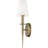 Hand-Blown Opal White Glass Wall Sconce - 4.25" ADA Compliant-559939673