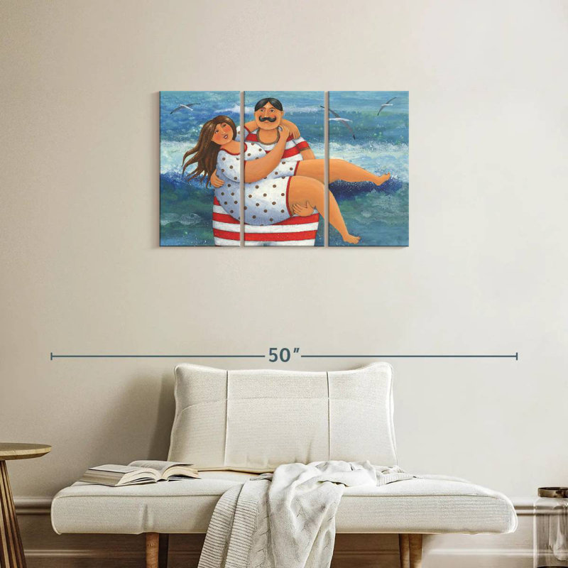 Couples Hold Tight, 20" H x 33" W