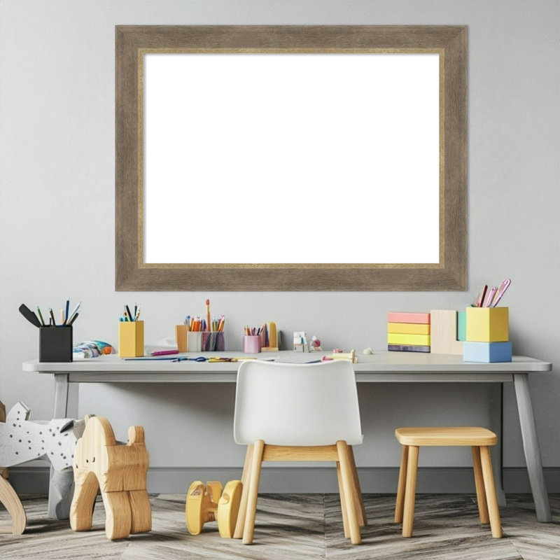 Tableau magnétique effaçable à sec Driftwood, 25" H x 33" W