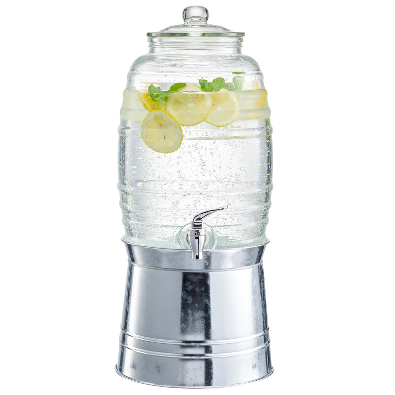 320oz. Glass Beverage Dispenser
