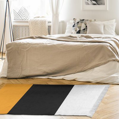 Chenille Striped Indoor Rug