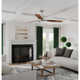 60'' 3 Blade Ceiling Fan with LED Light Kit