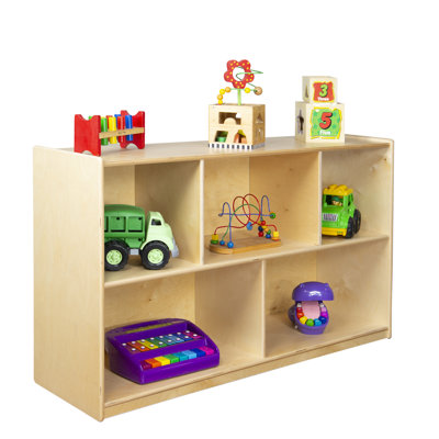 5 Compartment Shelving Unit with Casters -  Wood Designs, 13000