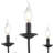 Charlize Chandelier - Matte Black-471011187-471011189