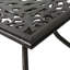 Table rectangulaire en fonte d’aluminium
