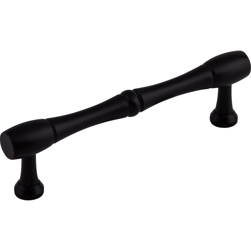 Bamboo Bar Pull, Patina Black, 3 3/4" Center to Center