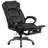 High Back Black Reclining Swivel with Outer Lumbar Cushion and Arms Ergonomic Executive Chair