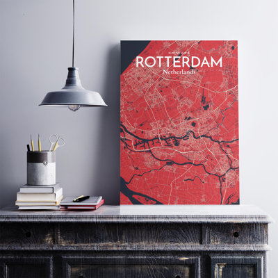 " Rotterdam Netherlands City Map "