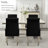 Upholstered Tufted Arm Dining Chairs-644862585