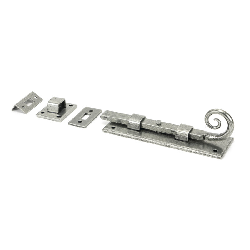Monkeytail Universal Bolt, Pewter Patina, 4.7cm H x 15.6cm W x 4.6cm D