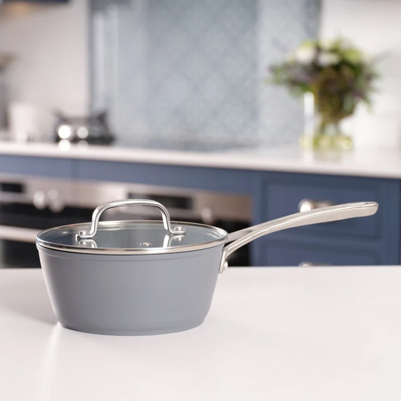 2.00L Aluminum Saucepan, Dark Slate
