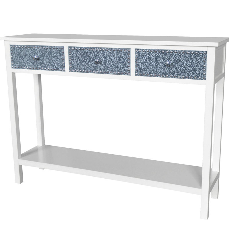 Console Cannata, Crème / argenté