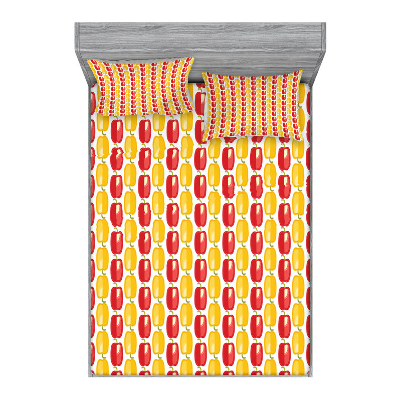 Microfiber Sheet Set, Full Sheet Set with Fitted Sheet