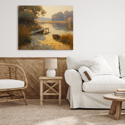 Golden Hour in Autumn Canvas, design by Arlington Prints