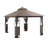 RosaBella 10 ft. x 12 ft. Gazebo with Mosquito Net