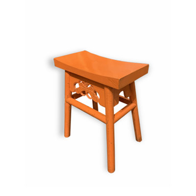 Tabouret papillon de hauteur standard - Orange