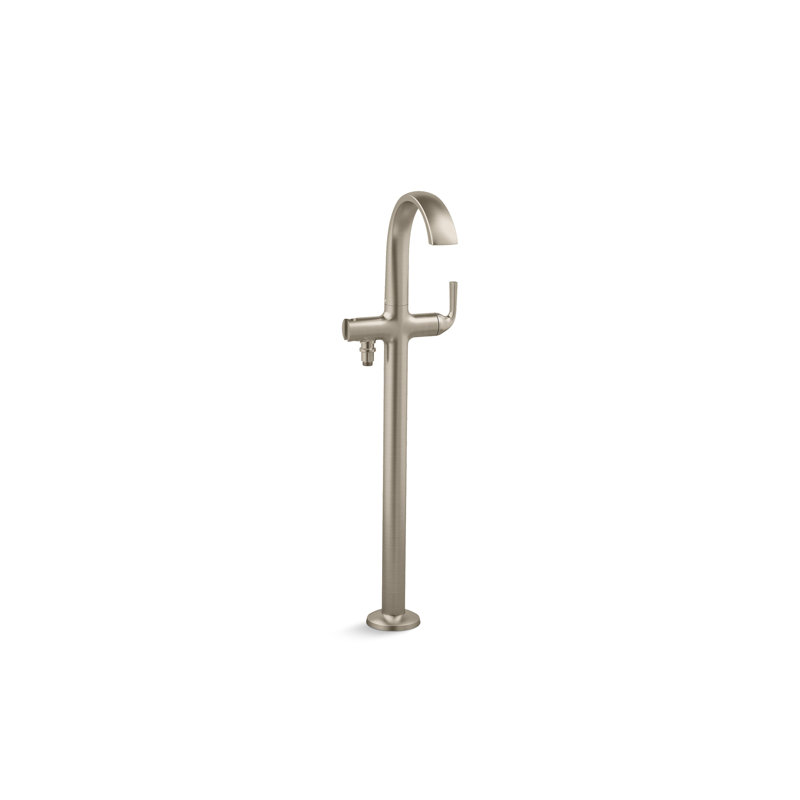 Script™ Freestanding Tub Filler, Less Handshower, Brushed Bronze