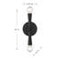 Applique murale 2 lumières Waltner-1746232866