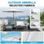 Parasol de patio 9 pi avec base-133047210