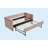 Pink Velvet Daybed, Sturdy Wooden Bed Frame-1767808897