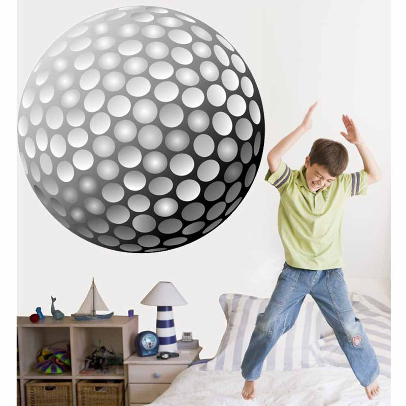 Sports Non-Wall Damaging Wall Decal, 36" H x 36" W