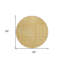 Tapis rond 8 po