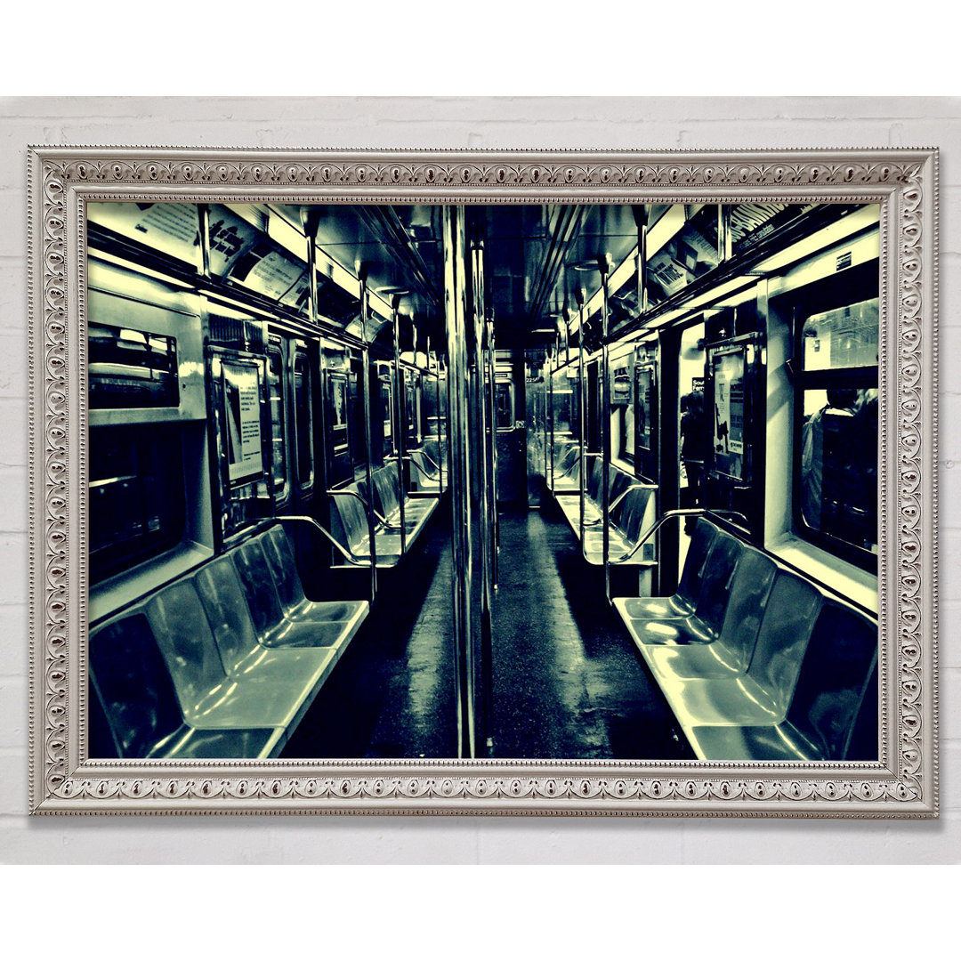 New York City Train - Einzelner Bilderrahmen Kunstdrucke