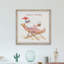 Santa On The Beach - Single Picture Frame Painting-52137724