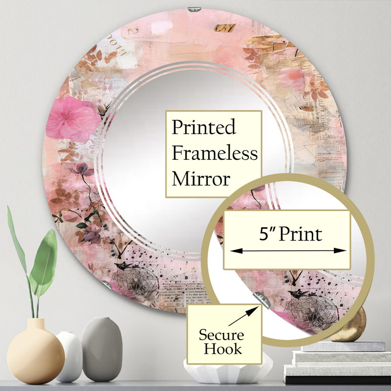 Miroir mural Guildwood, 24 po x 24 po