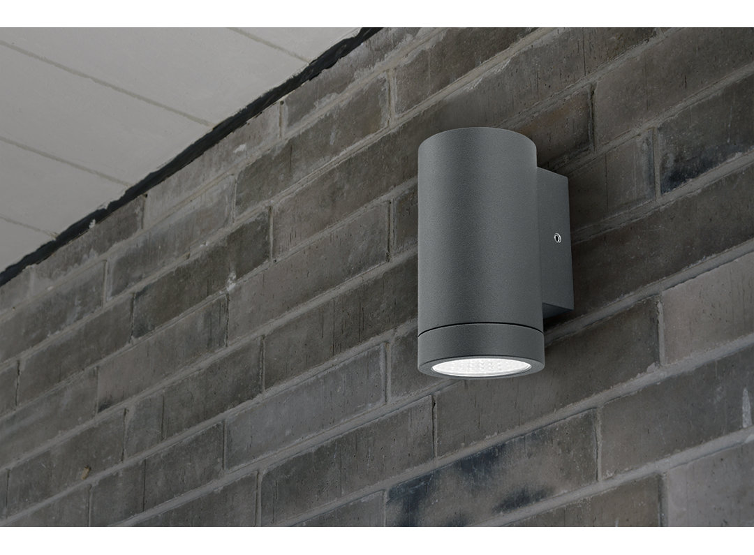 Shelby 10.5cm H Integrated LED Outdoor Armed Sconce