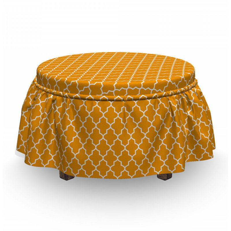 Box Cushion Ottoman Slipcover