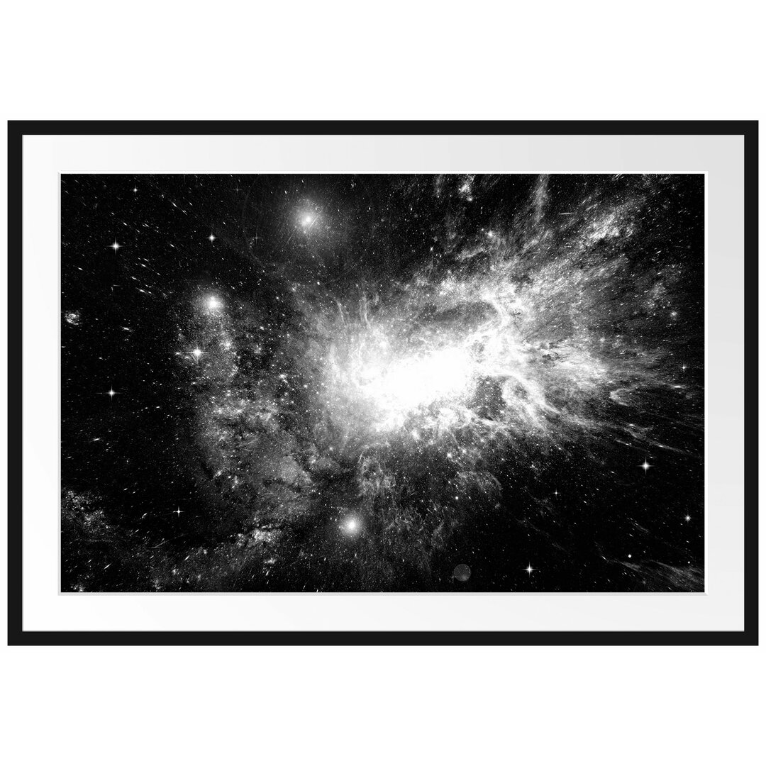 Gerahmtes Poster Galaxie im Sternenstaub