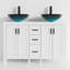 Meuble-lavabo double 48 po avec lavabos vasques, robinets-1896926630