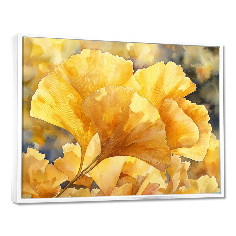 Ilselore - Art mural floral grand, Impression encadrée flottante, H 24 po x l 32 po, Blanc